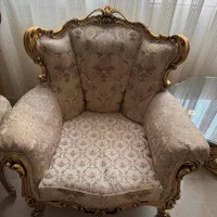 مبل منبت کاری کلاسیک ۹ نفره با میز ناهارخوری ۸نفره|مبلمان خانگی و میز عسلی|تهران, محمودیه|دیوار
