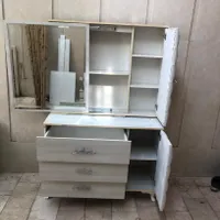 کنسول آینه زیبا و بسیار تمیز برای منزل و آرایشگاه|بوفه، ویترین، کنسول|دزفول, |دیوار