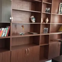 کتابخانه بدون زدگی و پریدگی|کتابخانه، شلف، قفسه‌های دیواری|تهران, فاطمی|دیوار
