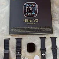 ساعت هوشمند Ultra V2 با 4بند مشکی