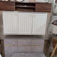 آینه کنسول جلو مبلی میز ال سی دی جاکفشی ساعت ایستا|بوفه، ویترین، کنسول|شیراز, شهرک گلها|دیوار