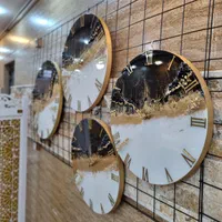 ساعت دیواری طرح سنگ کد ۱۵ رزینی|ساعت دیواری و تزئینی|رشت, پیرکلاچای|دیوار