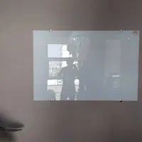 Wall mounting تخته وایت برد شیشه ای رنگ کرم|لوازم التحریر|تهران, شهید رجایی|دیوار