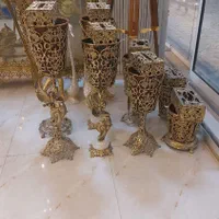 سطل آشغال وجادستمالی /برنجی برنزی|صنایع دستی و سایر لوازم تزئینی|مشهد, خین عرب|دیوار