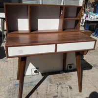 میز تحریر کتابخانه دار گردویی ( ضد خش)