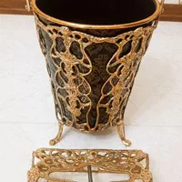 سطل و جا دستمال برنجی|صنایع دستی و سایر لوازم تزئینی|تهران, خاک سفید|دیوار