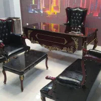 میز مبل تریبون پولیش پایه عصایی کلاسیک مدرن چستر|دفتر کار|خرمشهر, |دیوار