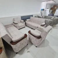 مبل تشک ثابت 8 نفره|مبلمان خانگی و میز عسلی|ماکو, |دیوار