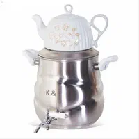 کتری قوری چُدن 6لیتری مارک K&T تمام استیل خارجی|قوری، کتری، قهوه‌ساز دستی|یزد, |دیوار