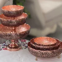 ظروف مسی/ظروف پذیرایی گل برجسته/نانو شده/اقساطی|ظروف سرو و پذیرایی|تهران, بازار|دیوار