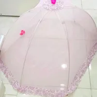 سیسمونی و پشه بند چتری حریر|اسباب و اثاث بچه|قم, نیروگاه|دیوار