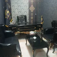 مبلمان اداری میز مدیریت چری کلاسیک ورق طلا صندلی|دفتر کار|تهران, فاطمی|دیوار