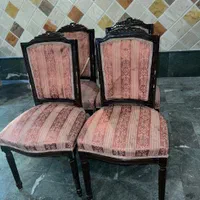 صندلی چوبی قدیمی ۸ عدد|حراج|تهران, نیاوران|دیوار