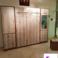تخت تاشو یکنفره/دونفره کمجا/تخت جکدارتختخواب شرکتی|تخت و سرویس خواب|کرمانشاه, |دیوار