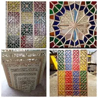 گره چینی.مشبک چوبی.پارتیشن چوبی.دیوارکوب|صنایع دستی و سایر لوازم تزئینی|کرج, کلاک نو|دیوار