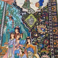 تابلو فرش دستباف ۶ متری سلطان محمود وفردوسی شاهکار|تابلو فرش|تهران, پونک|دیوار