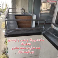 درآسانسور خرپشته ورودی نرده حفاظ چهارچوب فلزی آهنی|لوازم سرویس بهداشتی|ری, صالح‌آباد شرقی|دیوار