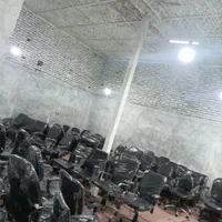 یک انبار پر از صندلی اداری مزایده‌ای بانک|دفتر کار|مشهد, تلگرد|دیوار