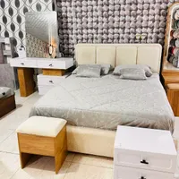 سرویس خواب دو نفره لیزری دارای رنگ بندی زرکالا|تخت و سرویس خواب|یاسوج, |دیوار
