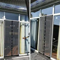 پرده توری مغناطیسی پرده پلاستیکی پرده اهنربایی|پرده، رانر، رومیزی|کرمان, |دیوار