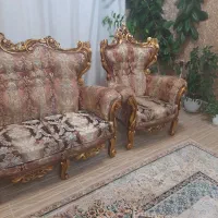 مبل سلطنتی ۱۰نفره همراه با ساعت ایستاده