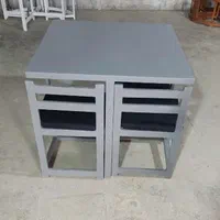 میز نهارخوری مربع ۶ ۴ نفره نهار خوری کافیشاپ غذا|میز و صندلی غذاخوری|تهران, شهرک ولیعصر شمالی|دیوار