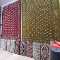 فر ترکمن لاکی سبز ۹ متری ۷۰۰ شانه اکرولیک نگارین|فرش|مشهد, امیر|دیوار