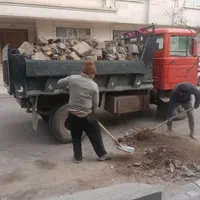 خاور حمل خاک و نخاله شن مصالح خاکبرداری دستی