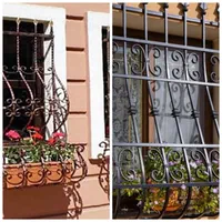 حفاظ پشت پنجره و حفاظ درب  آماده فاز ۱۱.۸.۹.۵|مصالح و تجهیزات ساختمان|پردیس, |دیوار