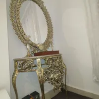 آینه شمعدان طرح برنز