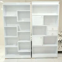 کتابخانه ساده و کشو دار|کتابخانه، شلف، قفسه‌های دیواری|بندر دیر, |دیوار