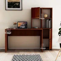 میز تحریر کتاب‌خانه‌دار مدل پندار دو قهوه‌ای|میز تحریر و کامپیوتر|تبریز, |دیوار
