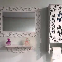 آینه سرویس بهداشتی طرح شمشاد