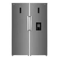 یخچال دو قلو جی پلاس نقره ای