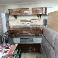 شیک و جدید میز تلویزیون آینه کنسول نو ((ماهان))|میز تلویزیون|سمنان, |دیوار
