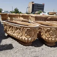 گلدان بتنی سنگین فلاورباکس سیمانی فایبرگلاس شیک|عمده‌فروشی|مشهد, سجادیه|دیوار