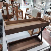 استندچوب وفلزدوطبقه ثابت شلف استند ادویه نظم دهنده|آب‌چکان و نظم‌دهنده ظروف|مشهد, حجاب (شهرک غرب)|دیوار