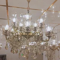 لوستر  برنز 8شعله تمام برنز(آلومینیوم نیست)