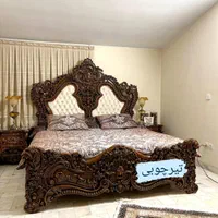 سرویس خواب تاج . تخت خواب . تخت . سرویس عروس