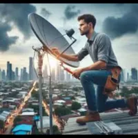 نصب انواع آنتن (آنتن ثابت و گردان به صورت تخصصی)|خدمات پیشه و مهارت|ساوه, |دیوار