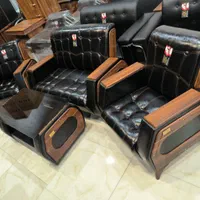 ست مبلمان اداری میز صندلی مدیریت نیمست۴ مبل نیم ست|صندلی و نیمکت|خوی, |دیوار