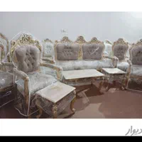 مبل سلطنتی چوب گردوبامیزکاور|مبلمان خانگی و میز عسلی|مشهد, شفا|دیوار