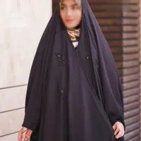 چادر مشکی عربی اصیل جده ایرانی گلدوزی و ساده کد402|لباس|شهریار, |دیوار