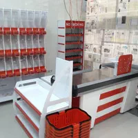 میز چک اوت ثابت و متحرک،(قفسه)|فروشگاه و مغازه|اهواز, کمپلو جنوبی|دیوار