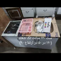 سینک 50 cm مربع با کابینت زیر سینک پیش‌ساخته 5050|مصالح و تجهیزات ساختمان|تهران, حسن‌آباد|دیوار