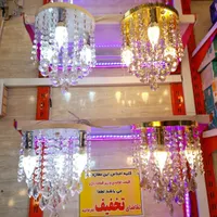 لوستر کریستالی|لوستر و چراغ آویز|رشت, استقامت 1|دیوار
