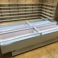 چک اوت رنگ یخچال پرده هوا متحرک فروشگاهی قفسه