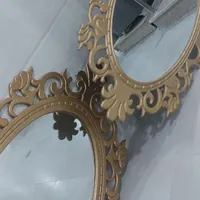 آیینه بیضی طلایی