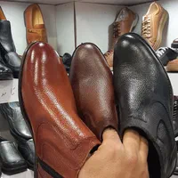 کفش نیم بوت مدل کروماکی چرم گاوی مردانه کفش آتا|کیف، کفش، کمربند|مشهد, شهید مطهری|دیوار