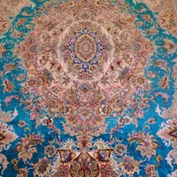فرش ۶متری دستبافت تبریز  خطیبی آبی فیروزه ای|فرش|تهران, نیاوران|دیوار